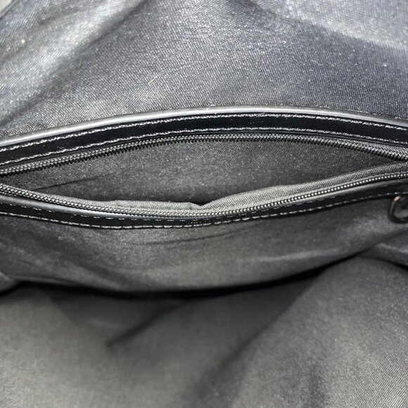 Saint & Sofia Black Nylon With Grommet Strap Design & Exterior Pockets Backpack - Picture 10 of 12